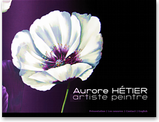 Peintures florales sur toile bateau, plexiglass, haute-couture