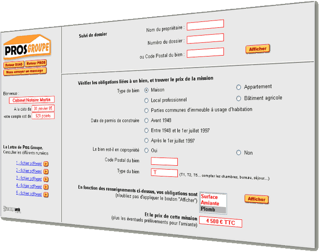 interface personnalisée pour intranet entreprise